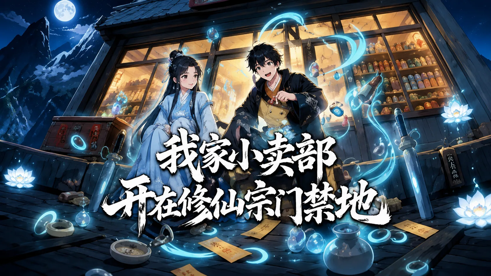 灵境AI漫剧《我家小卖部开在修仙宗门禁地》