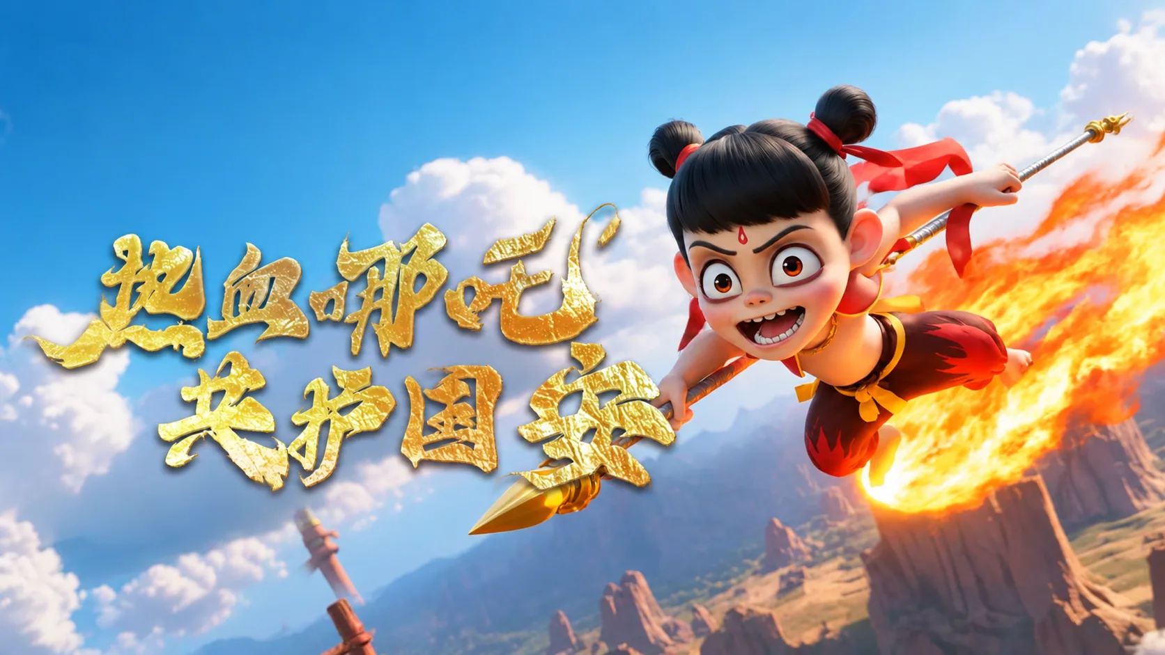 《魔童归来!哪吒天团跨界守护国家安全》