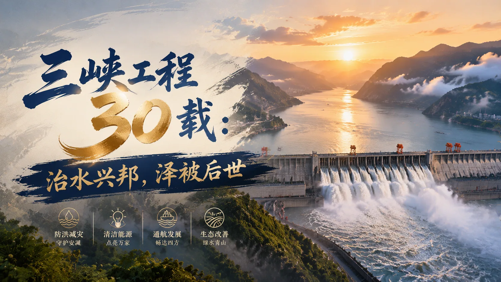 《三峡工程30载:治水兴邦,泽被后世》